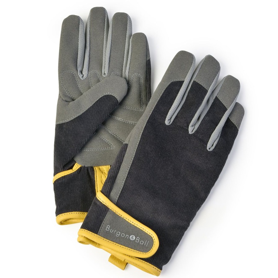 Accessories Burgon & Ball Men'S Gloves | Dig The Glove-Slate Corduroy-L/Xl