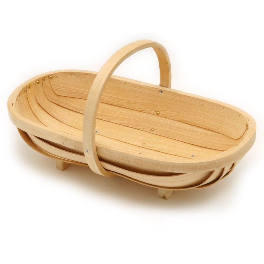 Accessories Burgon & Ball Trugs & Baskets | Traditional Wooden Trug-Large