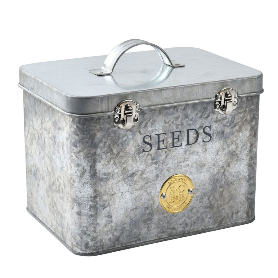 Accessories Burgon & Ball Storage | Sophie Conran Galvanized Seed Organiser