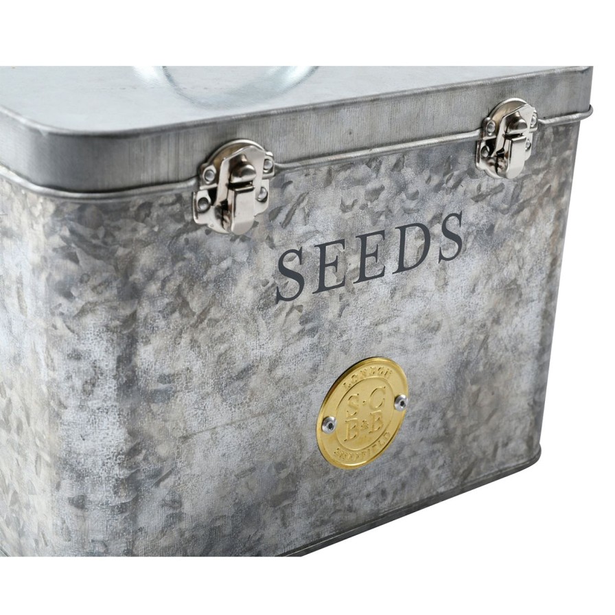 Accessories Burgon & Ball Storage | Sophie Conran Galvanized Seed Organiser