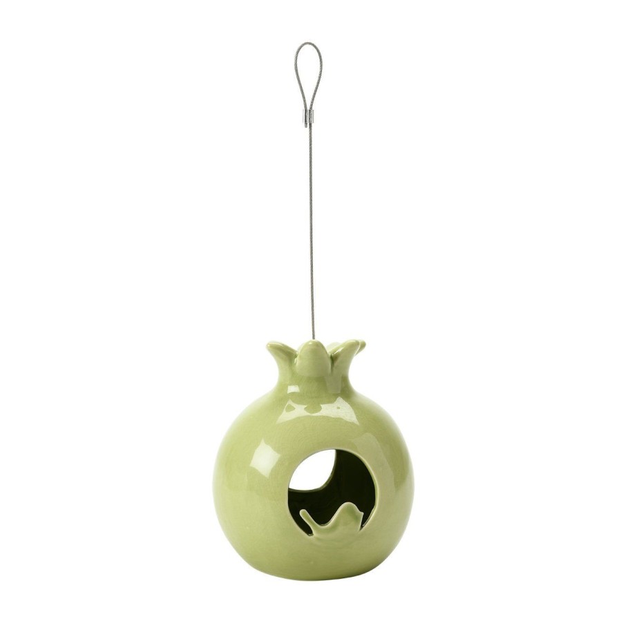 Accessories Burgon & Ball Wild Bird Care | Sophie Conran Ceramic Bird Feeder-Pomegranate