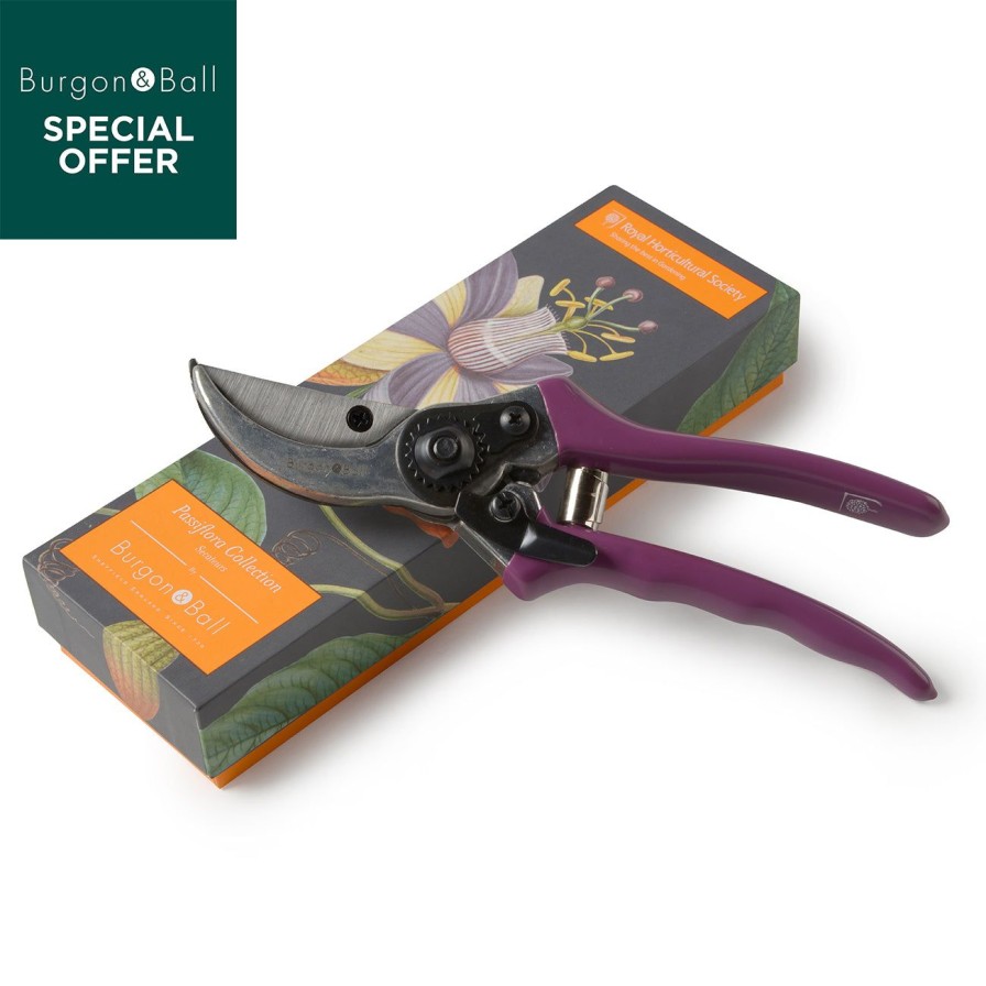 Tools Burgon & Ball Secateurs | Passiflora Secateur