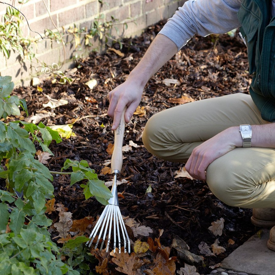 Tools Burgon & Ball Rakes & Weeders | Mid Handled Shrub Rake-Rhs Endorsed