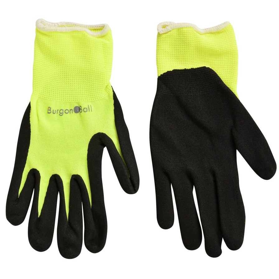 Accessories Burgon & Ball Women'S Gloves | Florabrite® Yellow Garden Gloves-M/L