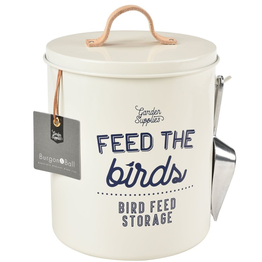 Accessories Burgon & Ball Wild Bird Care | Feed The Birds' Bird Food Tin-Stone