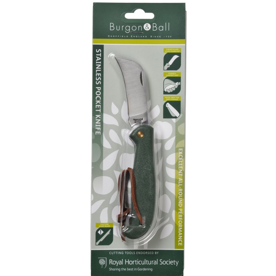 Tools Burgon & Ball Knives | Stainless Pocket Knife-Rhs Endorsed