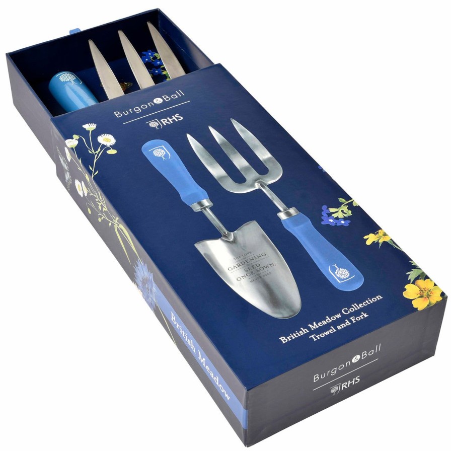 Tools Burgon & Ball Trowels & Planting Tools | British Meadow Trowel And Fork Set