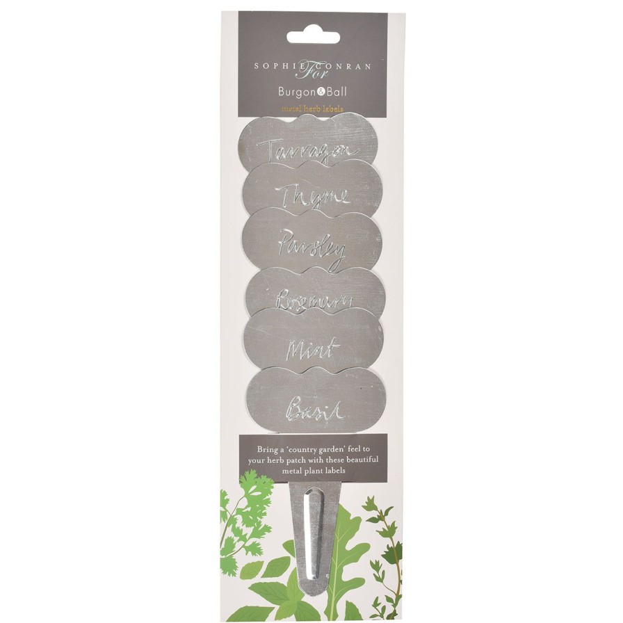 Accessories Burgon & Ball Plant Labels | Sophie Conran Metal Herb Labels