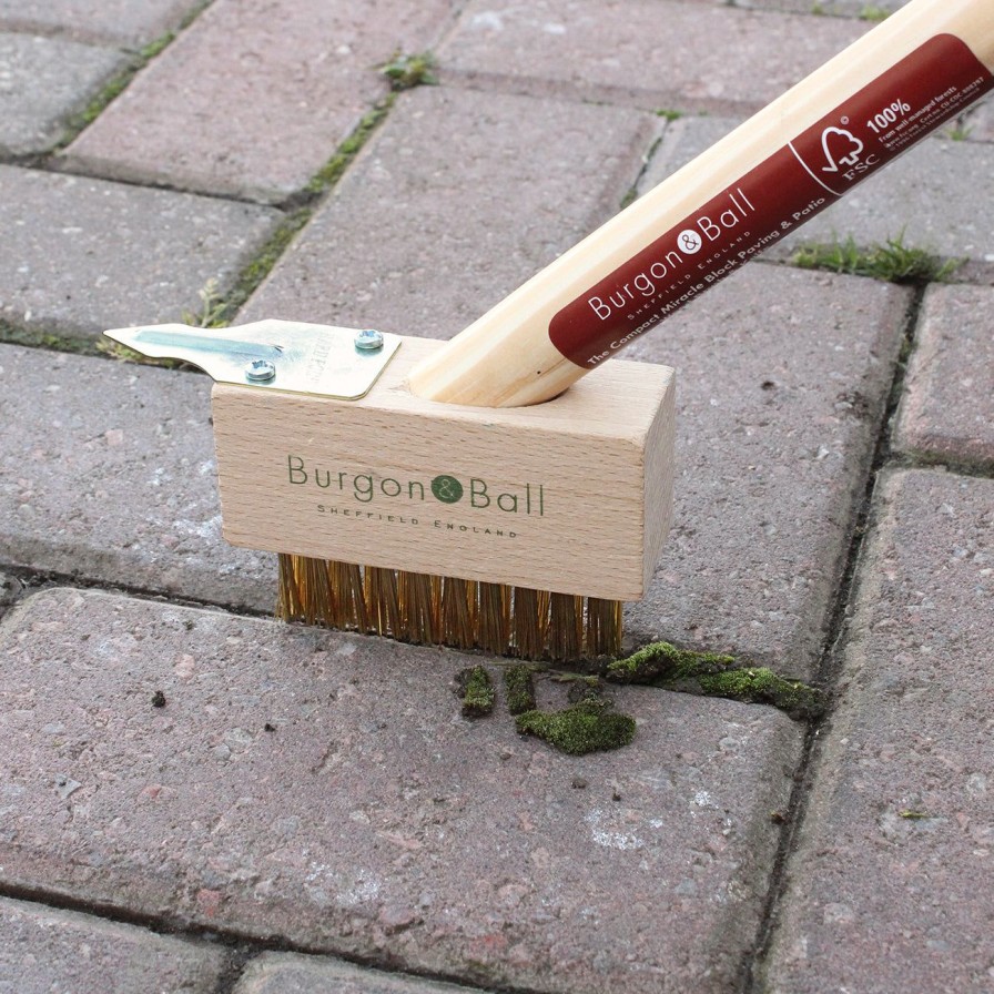 Agriculture Burgon & Ball Brushes | Compact Miracle Block Paving Brush