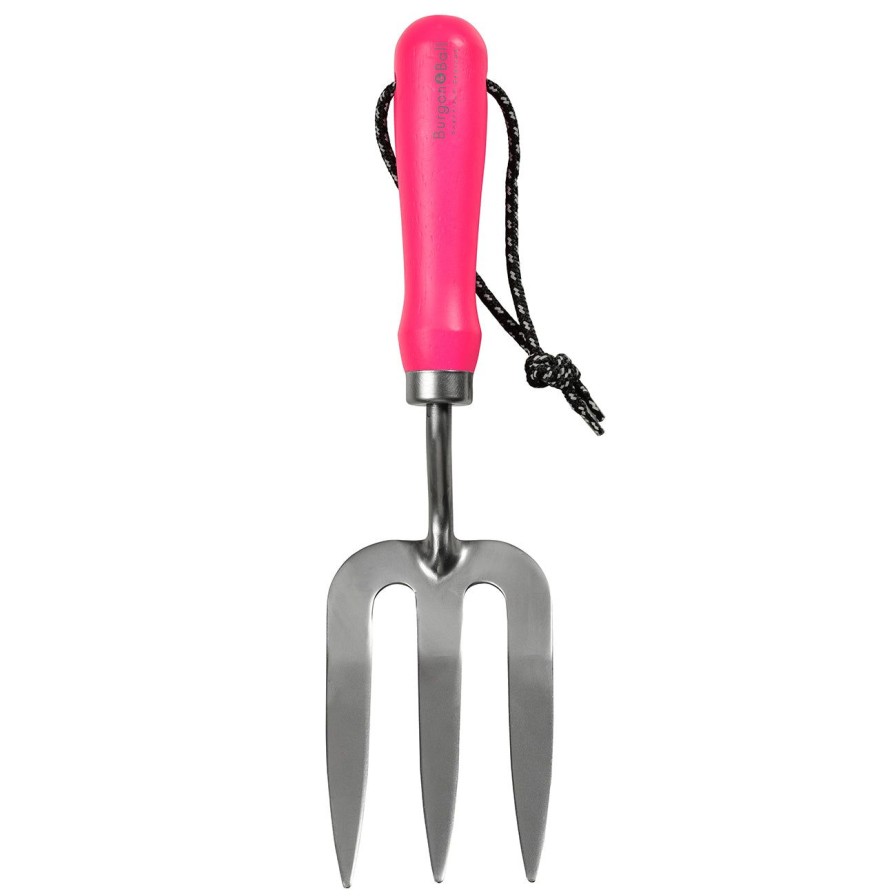 Tools Burgon & Ball Forks, Hoes & Cultivators | Florabrite® Pink Hand Fork