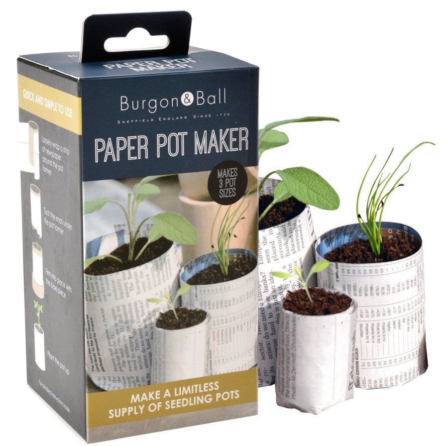 Accessories Burgon & Ball Potting Shed Accessories | Paper Pot Maker