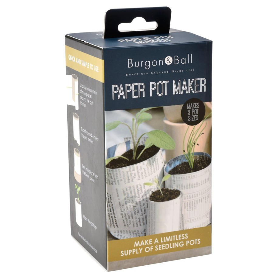 Accessories Burgon & Ball Potting Shed Accessories | Paper Pot Maker