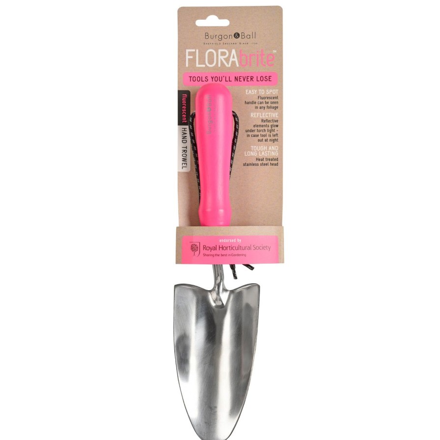 Tools Burgon & Ball Trowels & Planting Tools | Florabrite® Pink Hand Trowel