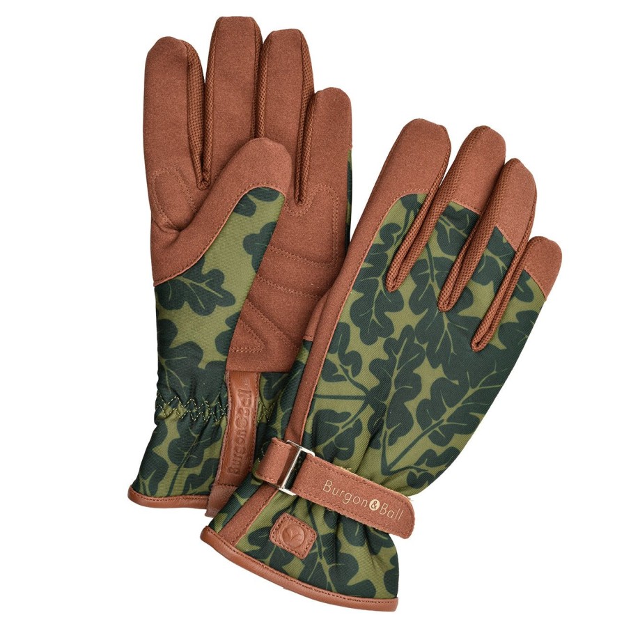 Accessories Burgon & Ball Women'S Gloves | Love The Glove-Oak Leaf Moss-S/M