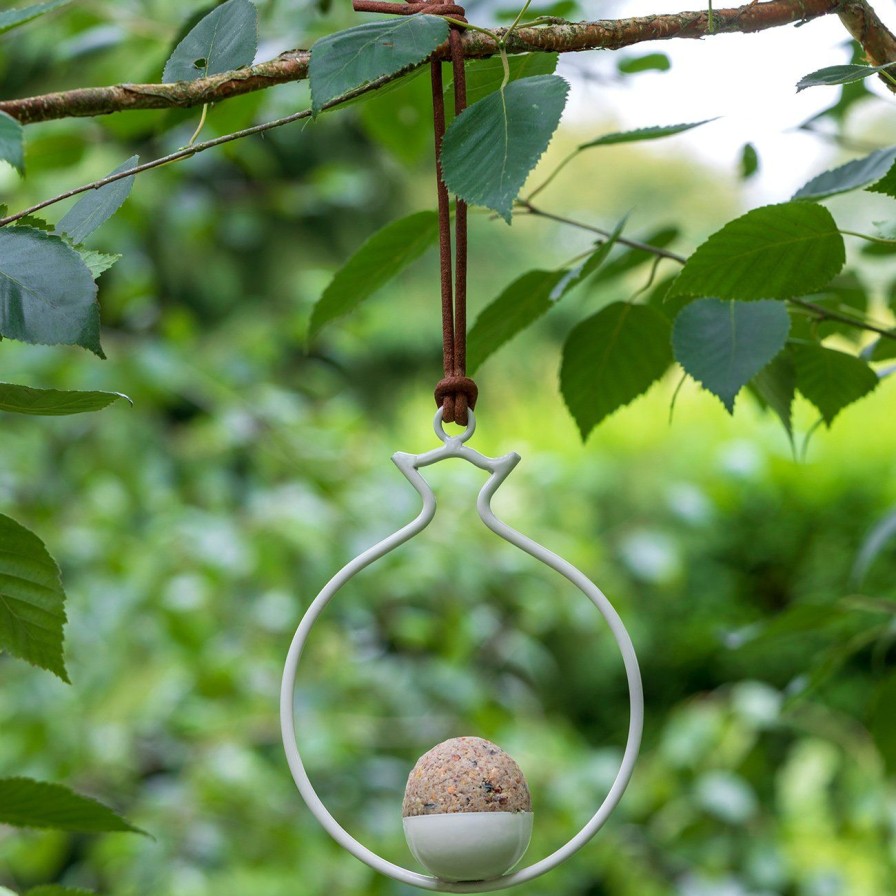 Accessories Burgon & Ball Wild Bird Care | Sophie Conran Fat Ball Bird Feeder-Pomegranate