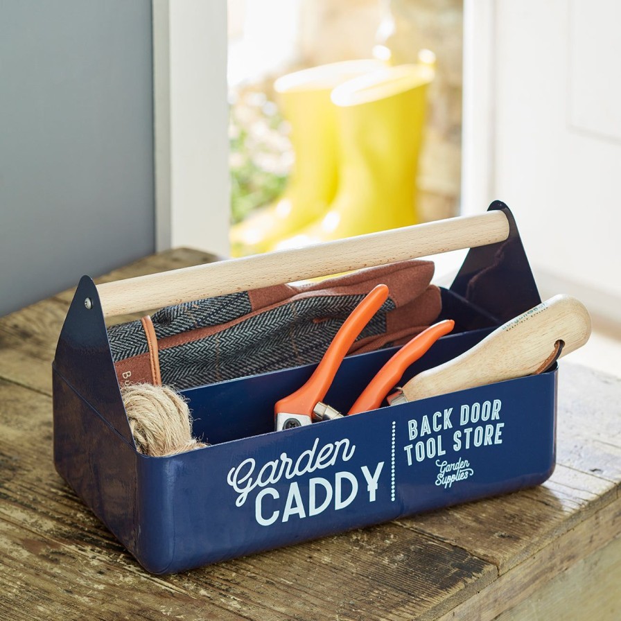 Accessories Burgon & Ball Storage | Garden Caddy-Atlantic Blue