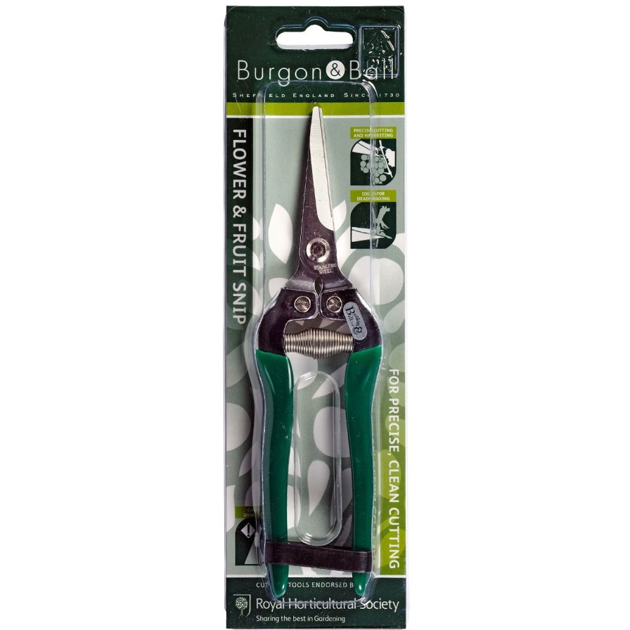 Tools Burgon & Ball Florists' Tools | Flower & Fruit Snip-Rhs Endorsed