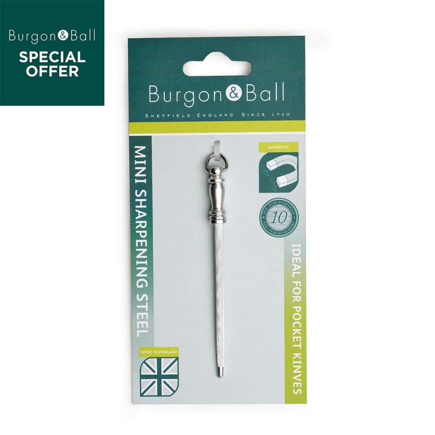 Accessories Burgon & Ball Tool Maintenance & Sharpeners | Aluminium-Handled Miniature Steel