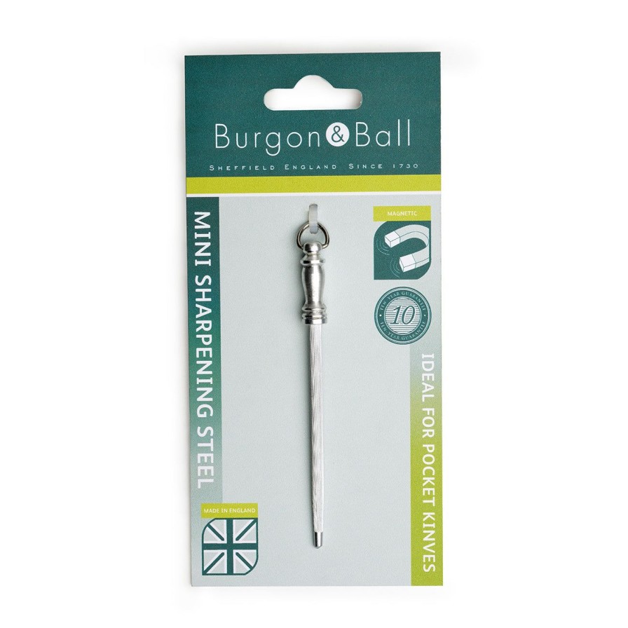 Accessories Burgon & Ball Tool Maintenance & Sharpeners | Aluminium-Handled Miniature Steel