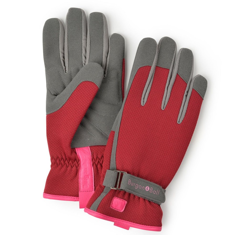 Accessories Burgon & Ball Women'S Gloves | Love The Glove-Berry-M/L