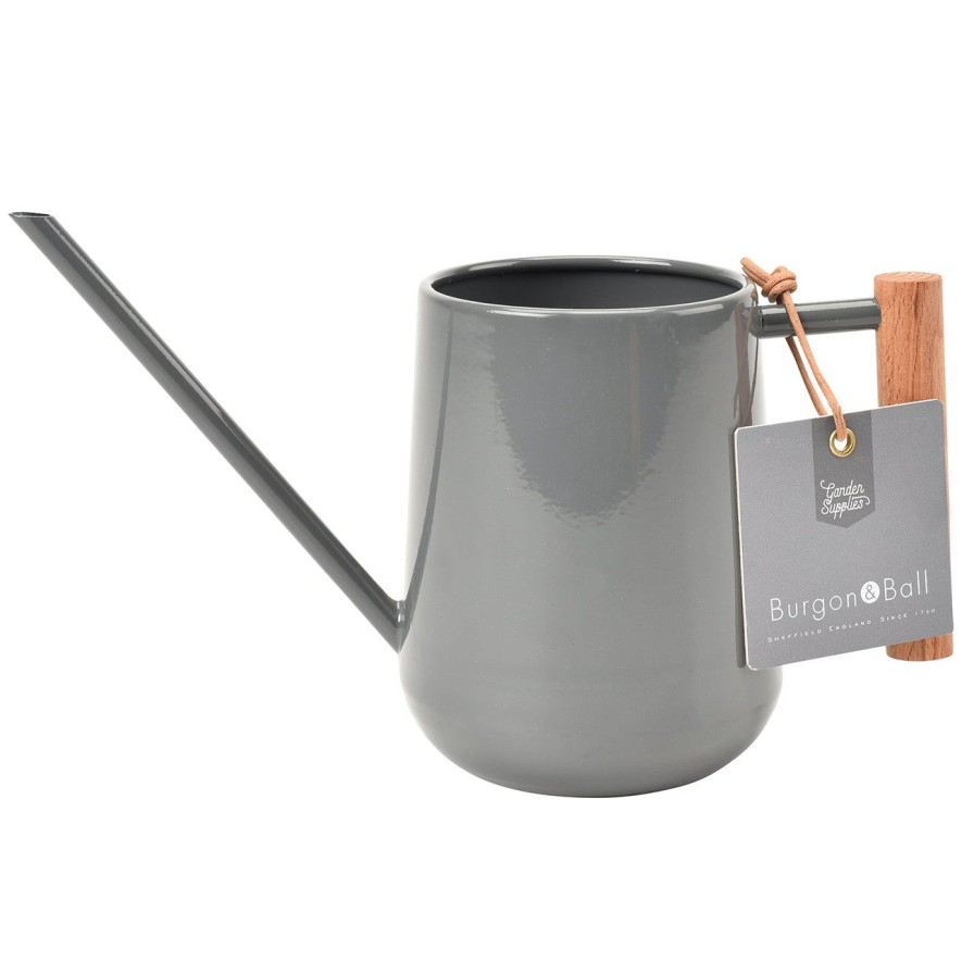 Accessories Burgon & Ball Grow Your Own Herbs | Indoor Watering Can-Charcoal