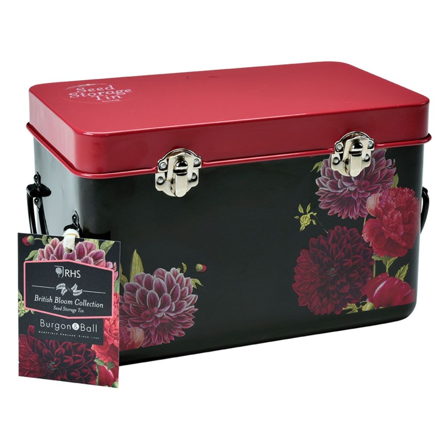 Accessories Burgon & Ball Storage | British Bloom Seed Storage Tin