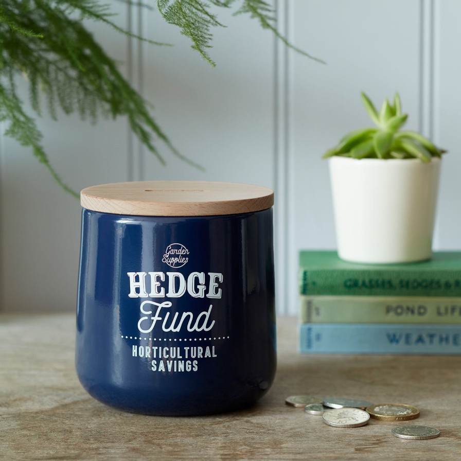 Accessories Burgon & Ball Home Storage | Hedge Fund Money Box-Atlantic Blue