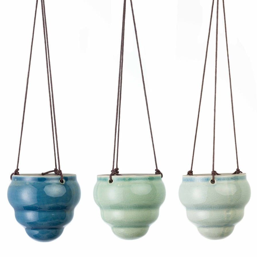 Accessories Burgon & Ball Indoor Plant Pots & Vases | Bombini Hanging Pot Trio