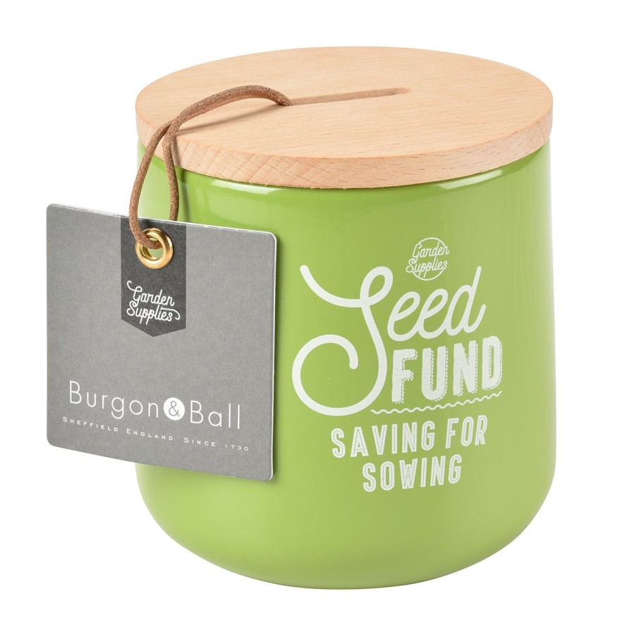 Accessories Burgon & Ball Home Storage | Seed Fund Money Box-Gooseberry