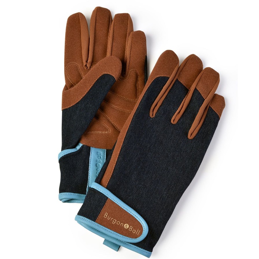 Agriculture Burgon & Ball Gloves | Dig The Glove-Denim-M/L