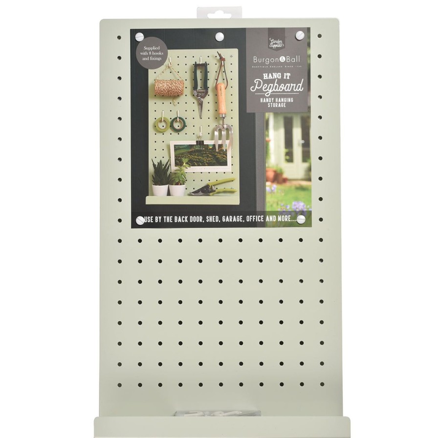 Accessories Burgon & Ball Home Storage | Hang It Pegboard-Sage