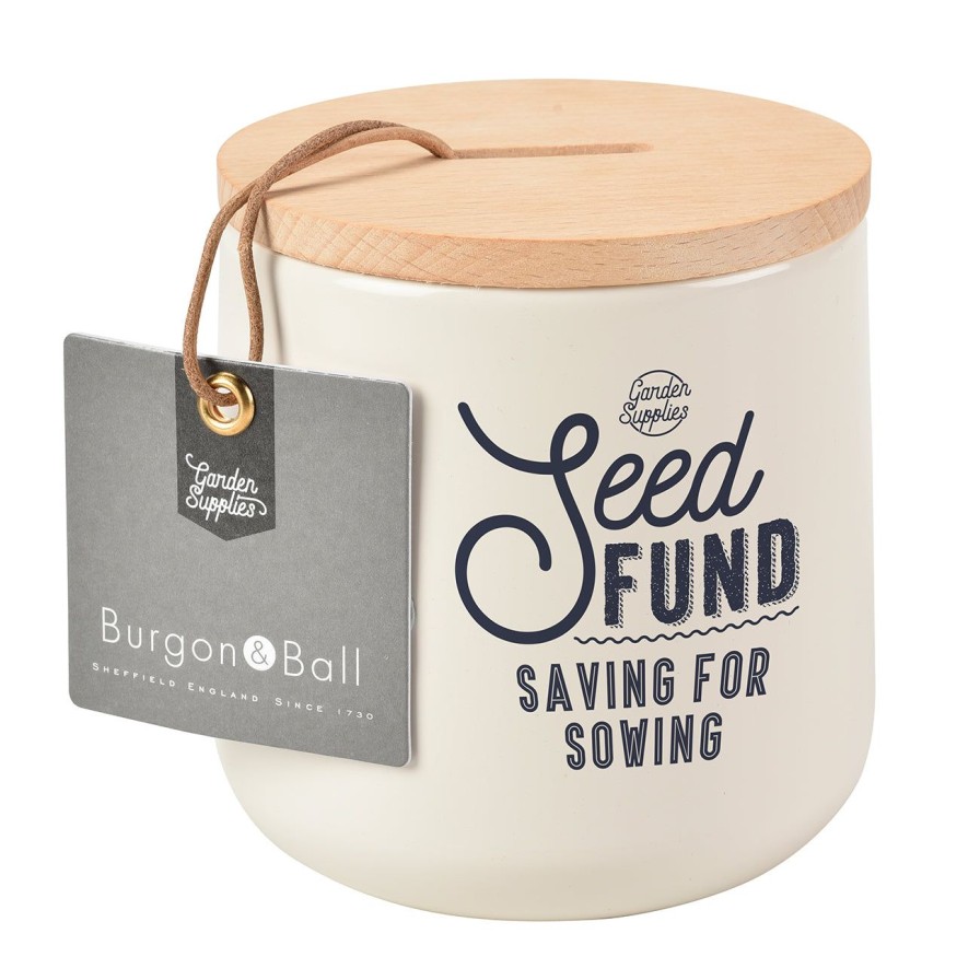 Accessories Burgon & Ball Storage | Seed Fund Money Box-Stone