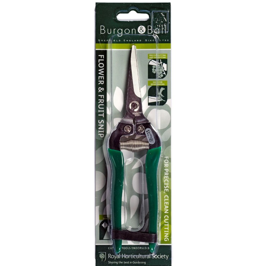 Tools Burgon & Ball Hand Shears & Snips | Flower & Fruit Snip-Rhs Endorsed