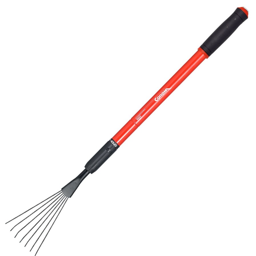 Tools Burgon & Ball Rakes & Weeders | Corona Extendahandle Lightweight Garden Rake