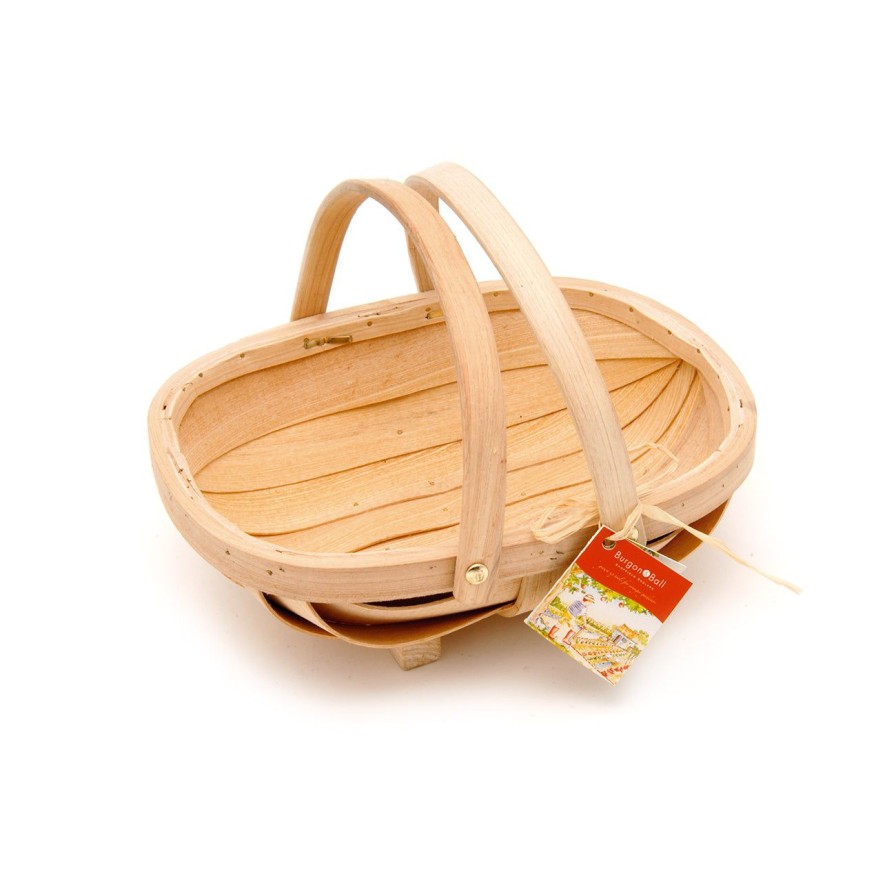 Accessories Burgon & Ball Trugs & Baskets | Children'S Natural Wooden Trug