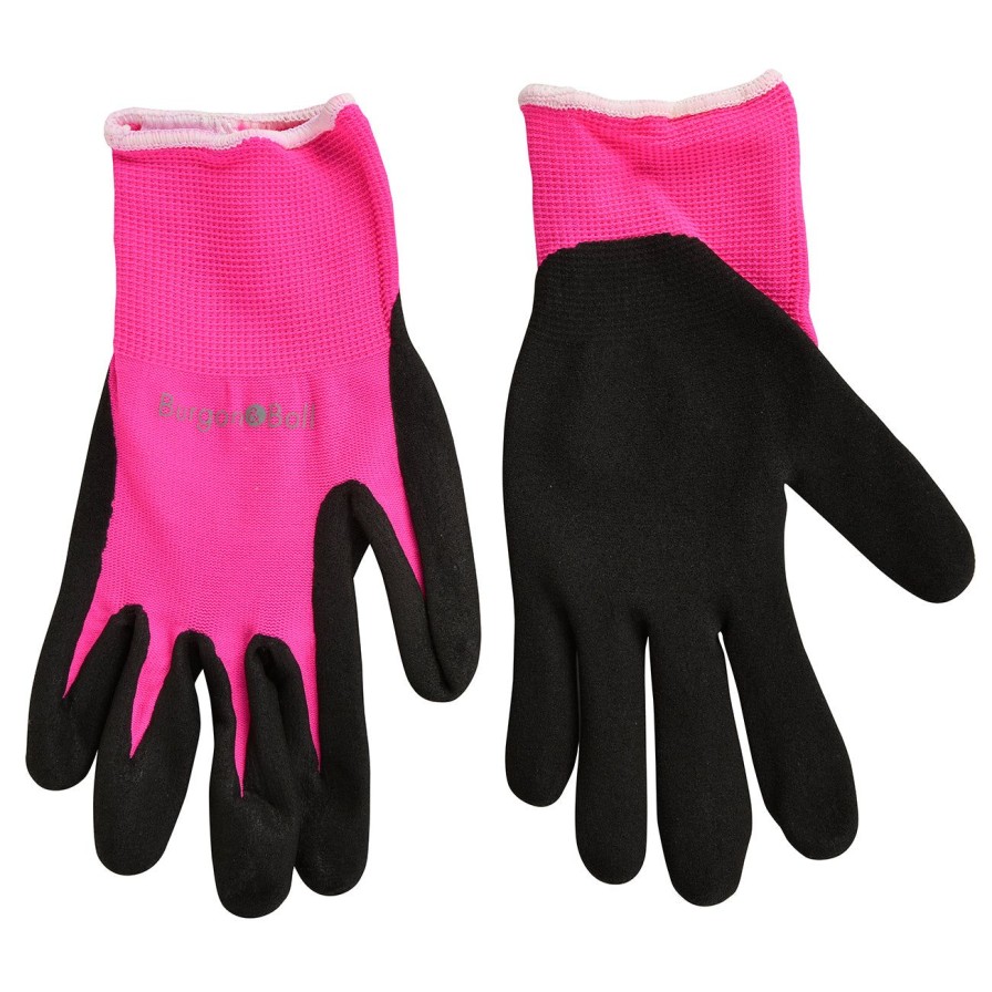 Accessories Burgon & Ball Men'S Gloves | Florabrite® Pink Garden Gloves-S/M