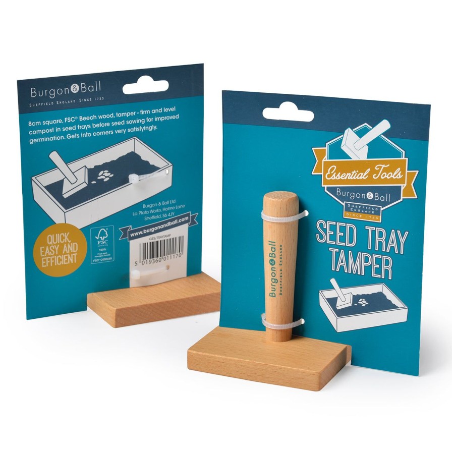 Accessories Burgon & Ball Potting Shed Accessories | Seed Tray Tamper