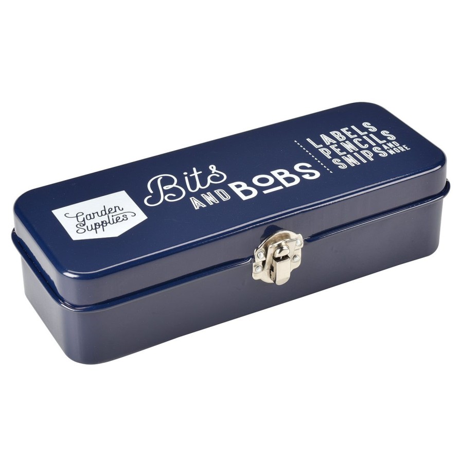 Accessories Burgon & Ball Home Storage | Bits And Bobs Storage Tin-Atlantic Blue